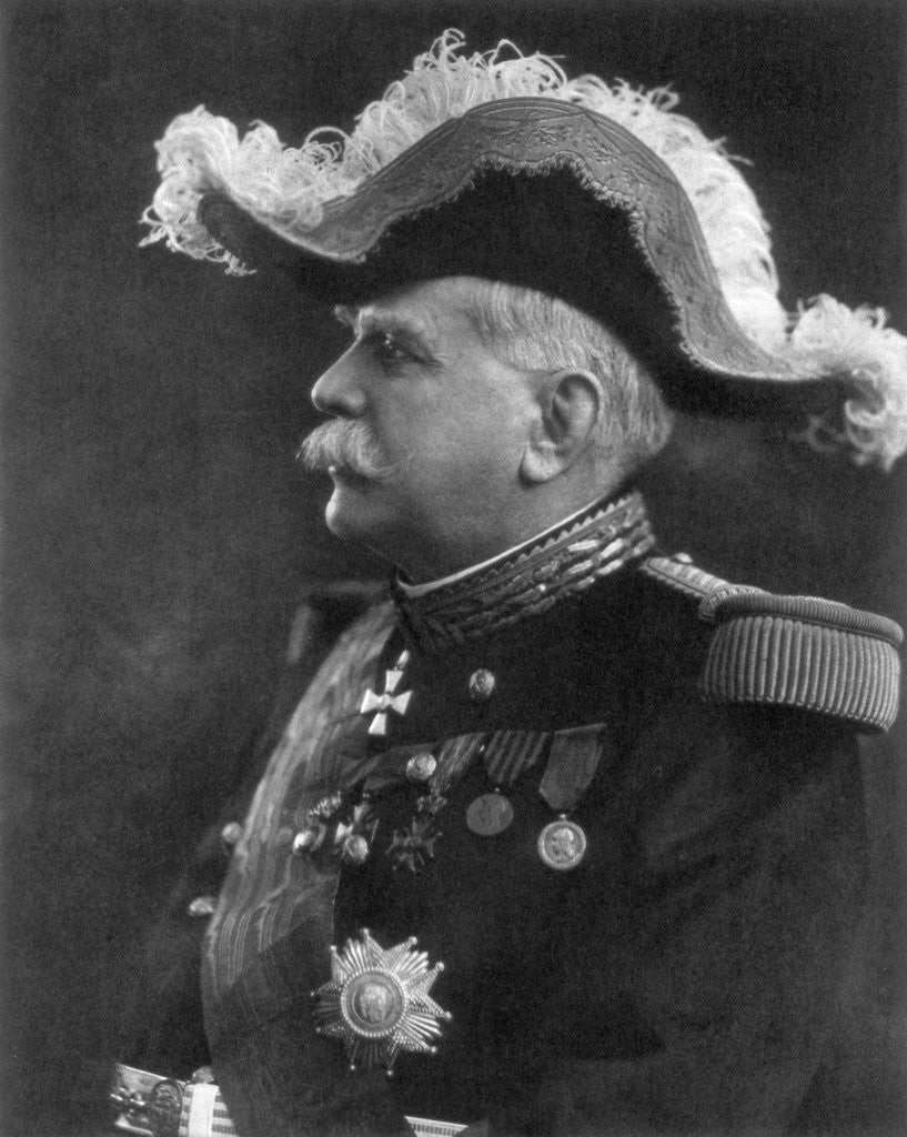 Detail of Joseph Jacques Césaire Joffre, Commander in Chief of French Armies by Anonymous