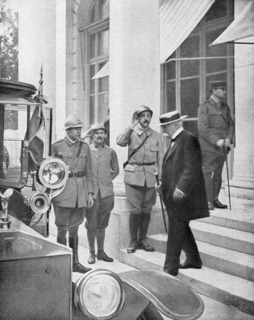 Detail of French Prime Minister Georges Clemenceau in Versailles, France 3 June 1918 by Anonymous