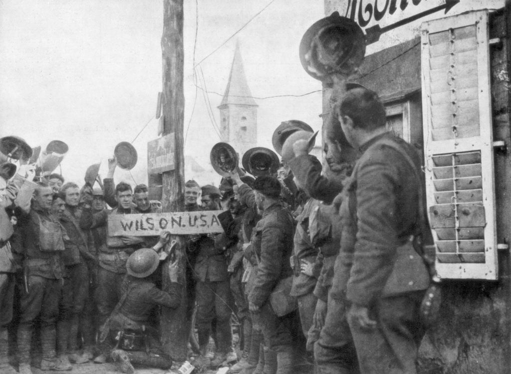 Detail of American soldiers in the the village of Nonsard, north east of Saint-Mihiel by Anonymous