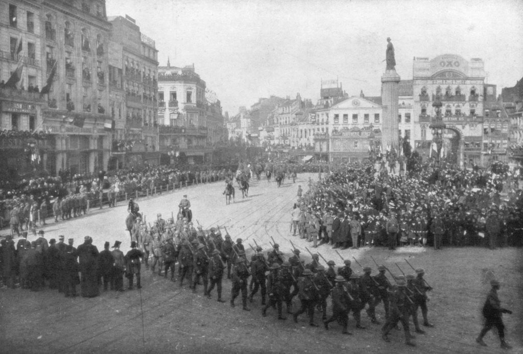 Detail of Lille being liberated by the British 5th Army, France by Anonymous