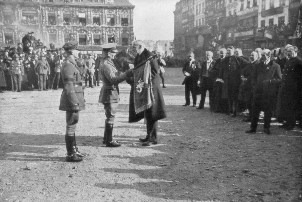Detail of Lille being liberated by the British 5th Army, France by Anonymous