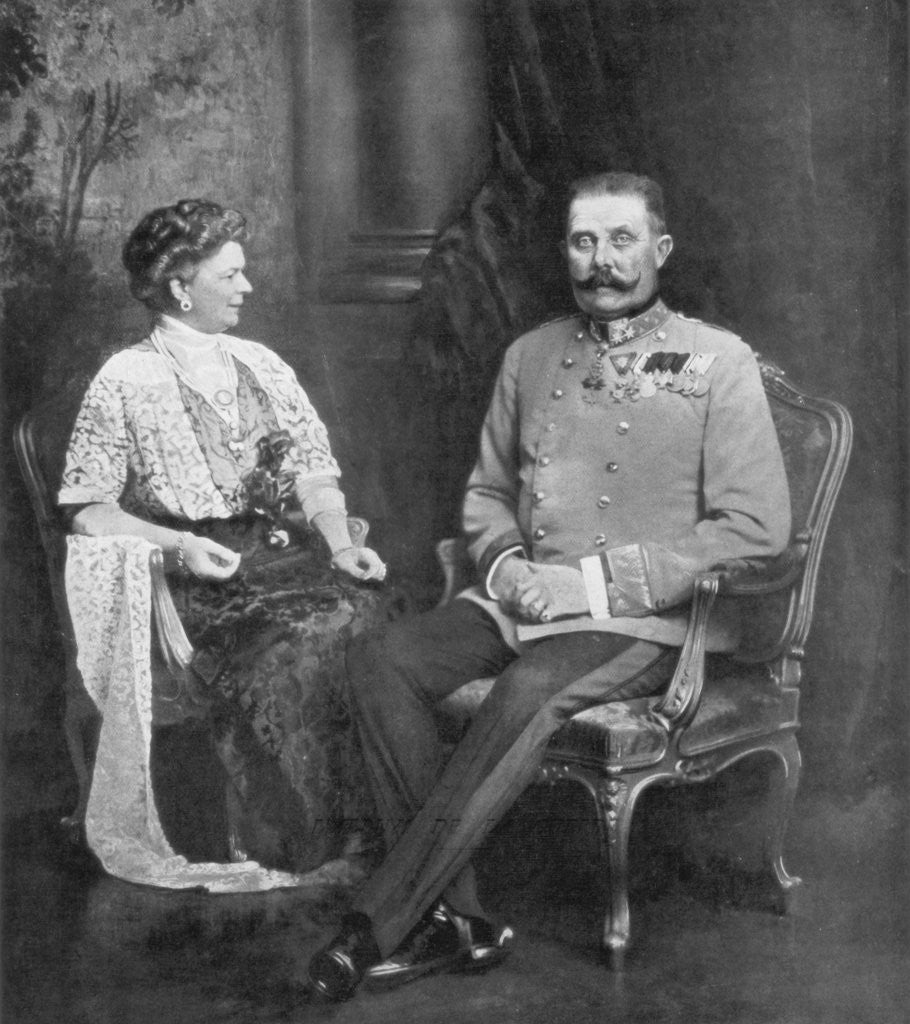 Detail of Archduke Franz Ferdinand of Austria and the Sophie, Duchess of Hohenberg by Anonymous