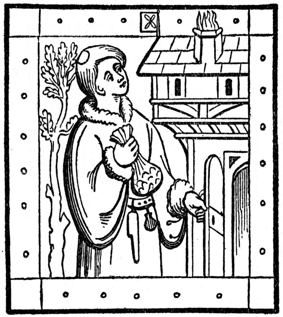 Detail of Alan Middleton, collector of rents by Anonymous