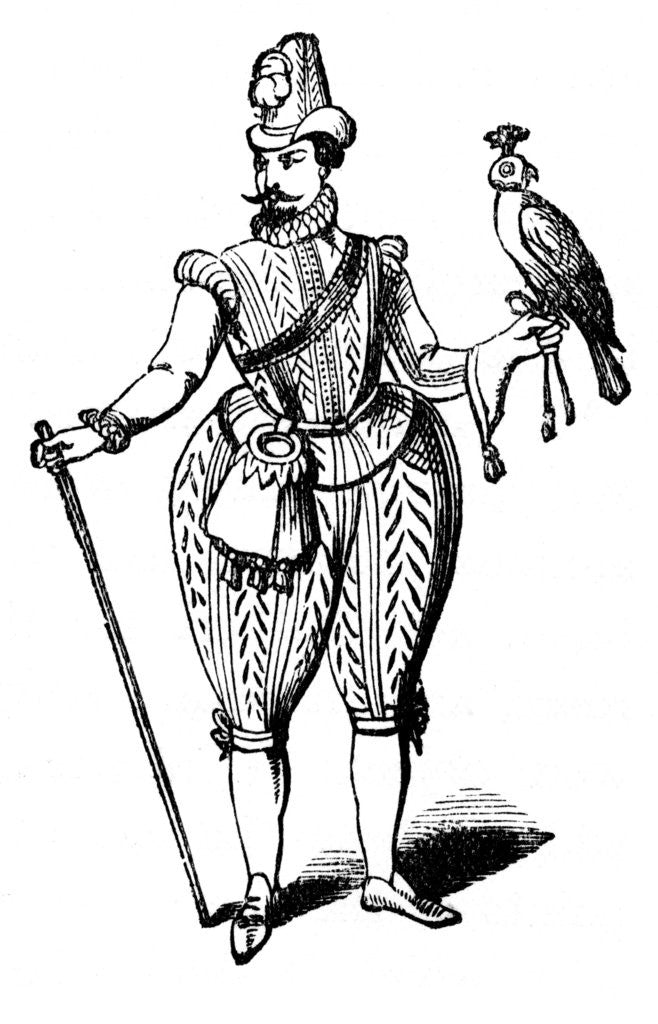 Detail of King James I by Anonymous