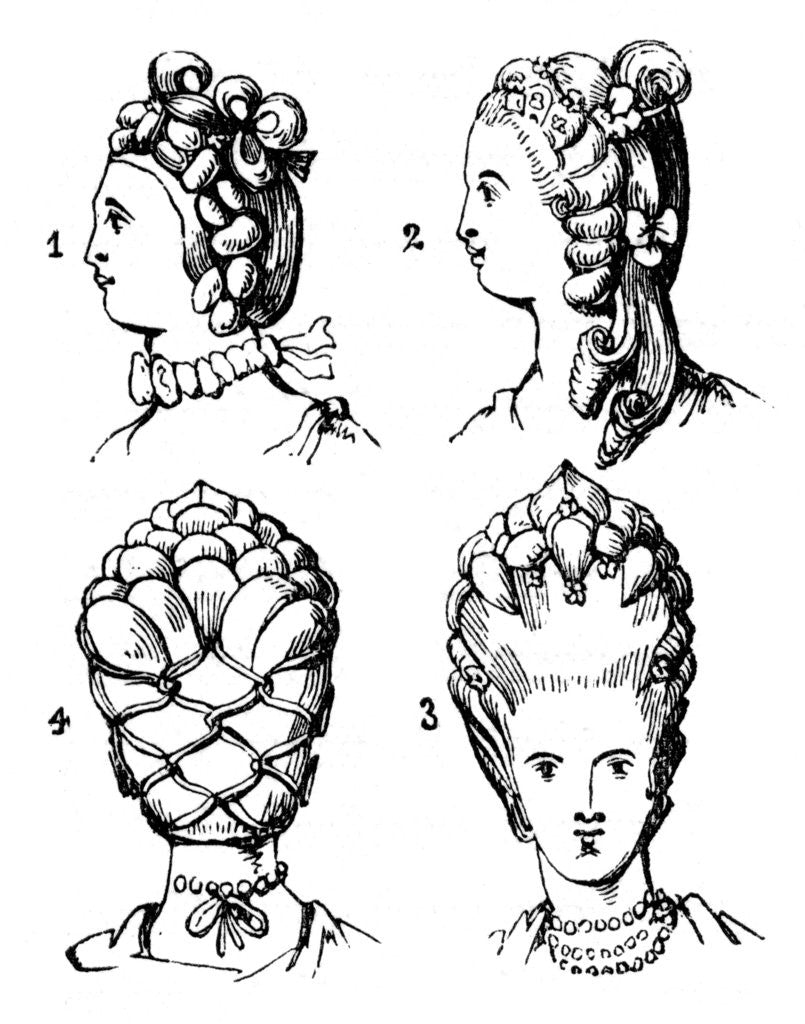 Detail of Coiffures by Anonymous