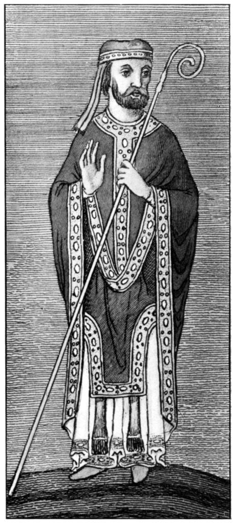 Detail of Development of the mitre by Anonymous