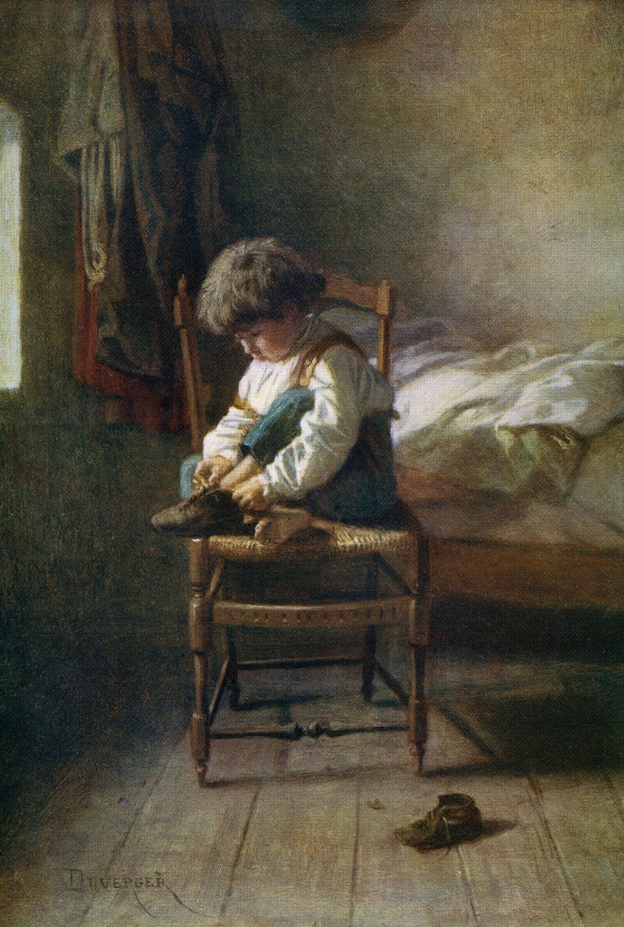 Detail of Alone by Theophile Emmanuel Duverger