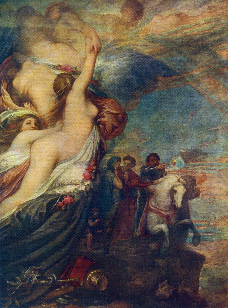 Detail of Life's Illusions by George Frederick Watts
