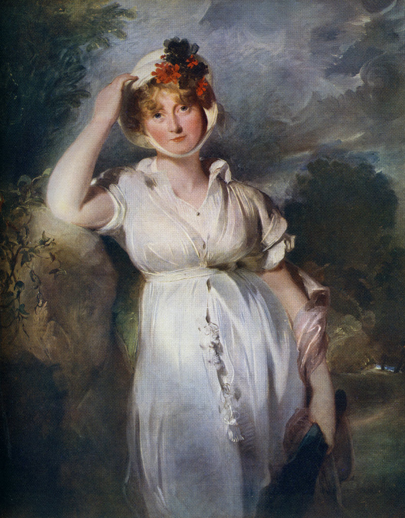 Detail of Caroline Amelia Elizabeth of Brunswick by Thomas Lawrence