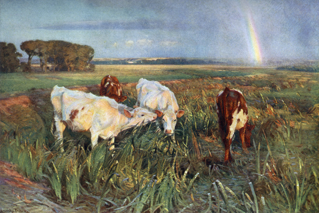 Detail of The River Bank by John Alfred Arnesby Brown