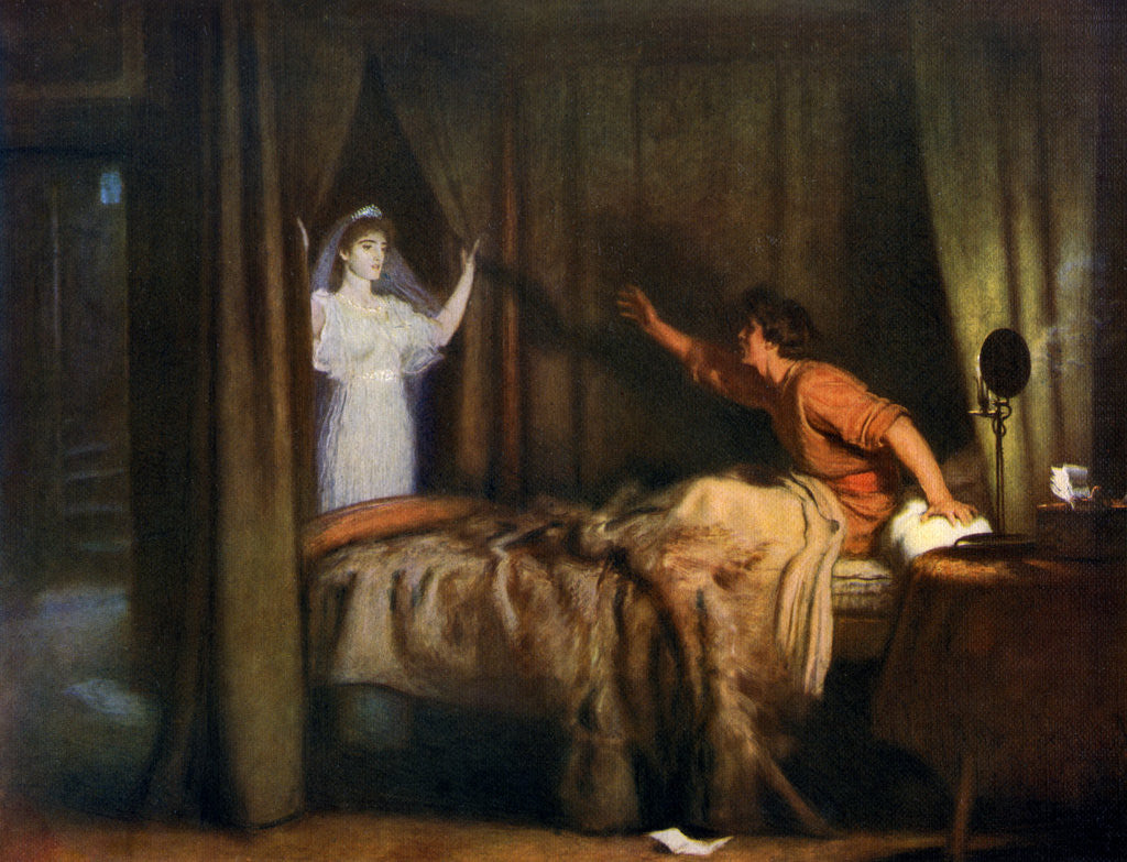 Detail of Speak! Speak! by John Everett Millais