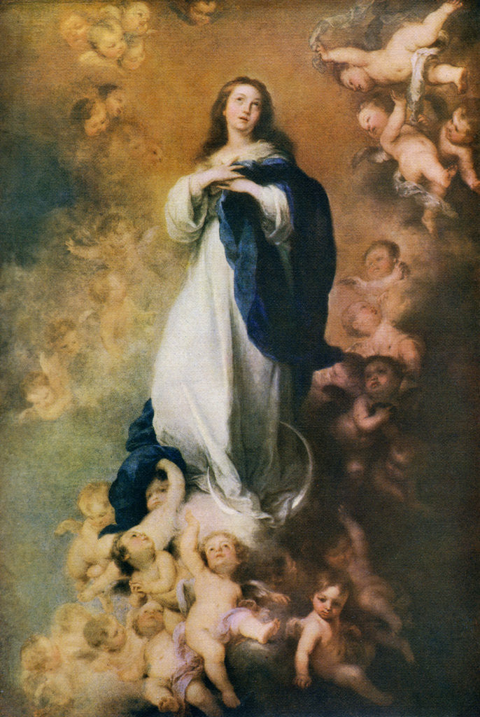 Detail of Immaculate Conception by Bartolomé Esteban Murillo