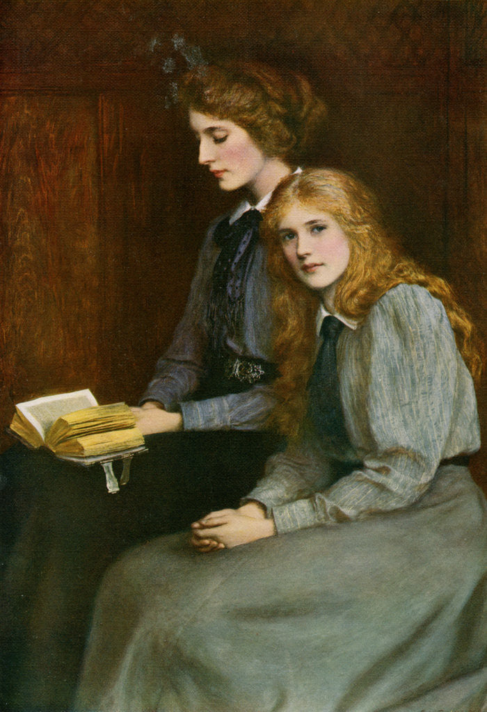 Detail of The Sisters by Ralph Peacock