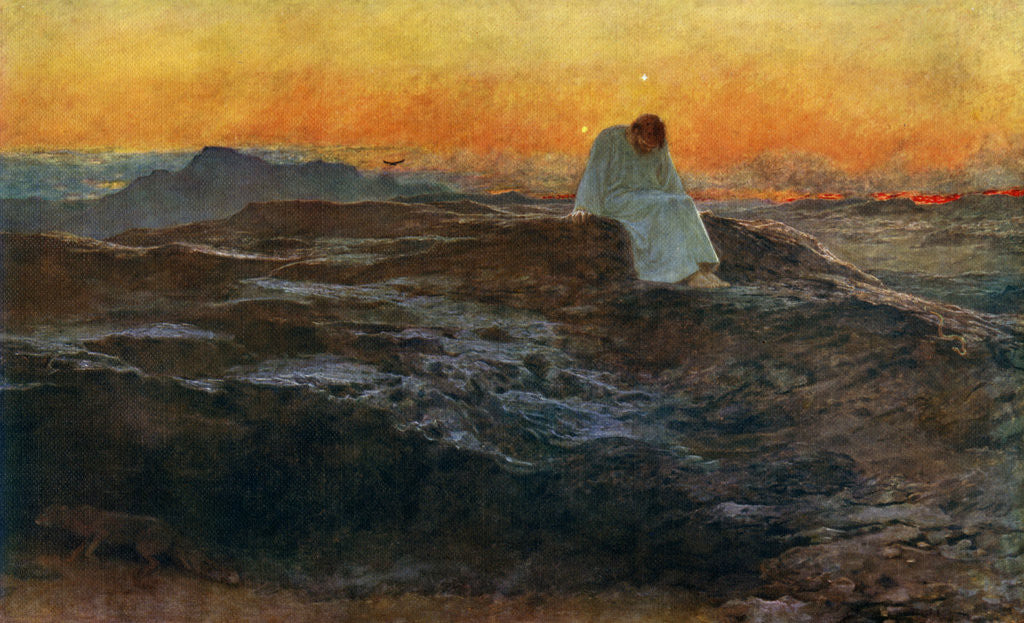 Christ in the Wilderness by Briton Riviere