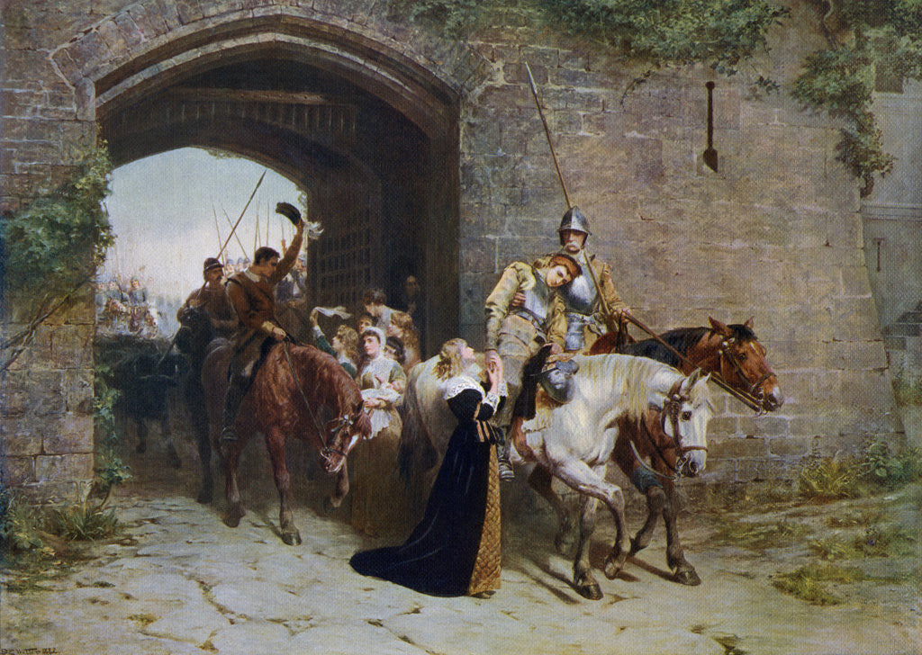 Detail of Sweethearts and Wives by Samuel Waller