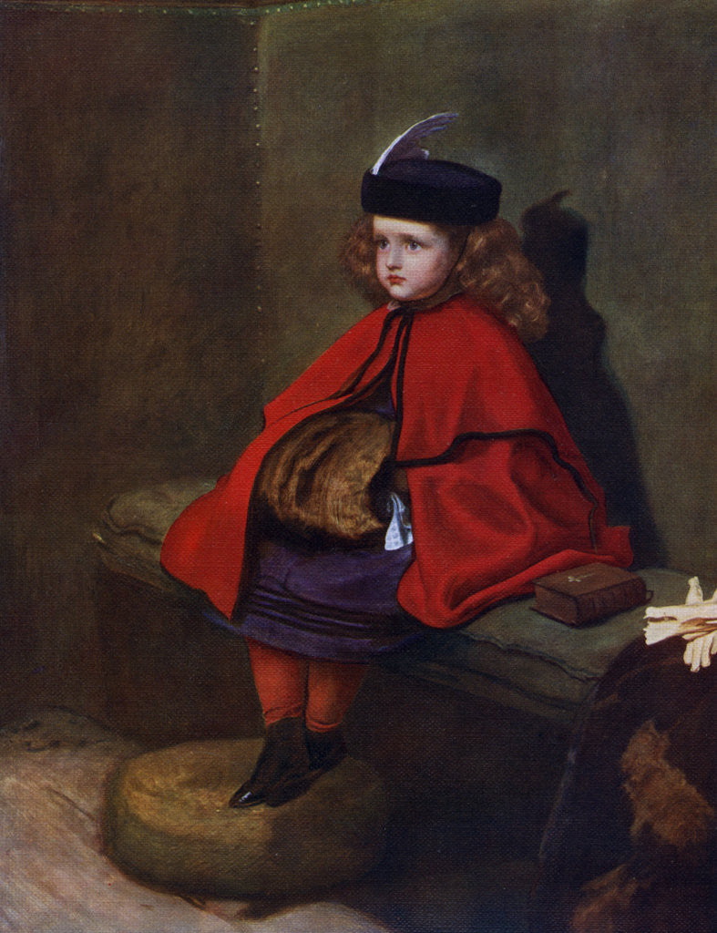 Detail of My First Sermon by John Everett Millais