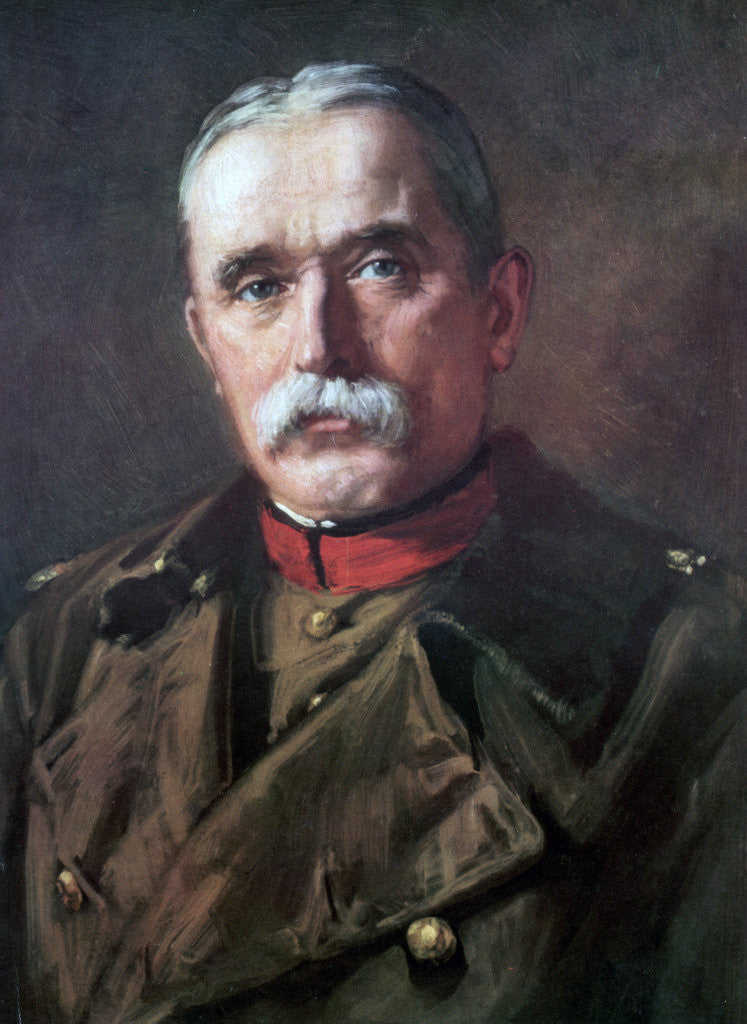 Detail of Field Marshal John French, 1st Earl of Ypres, British Field Marshal by Anonymous