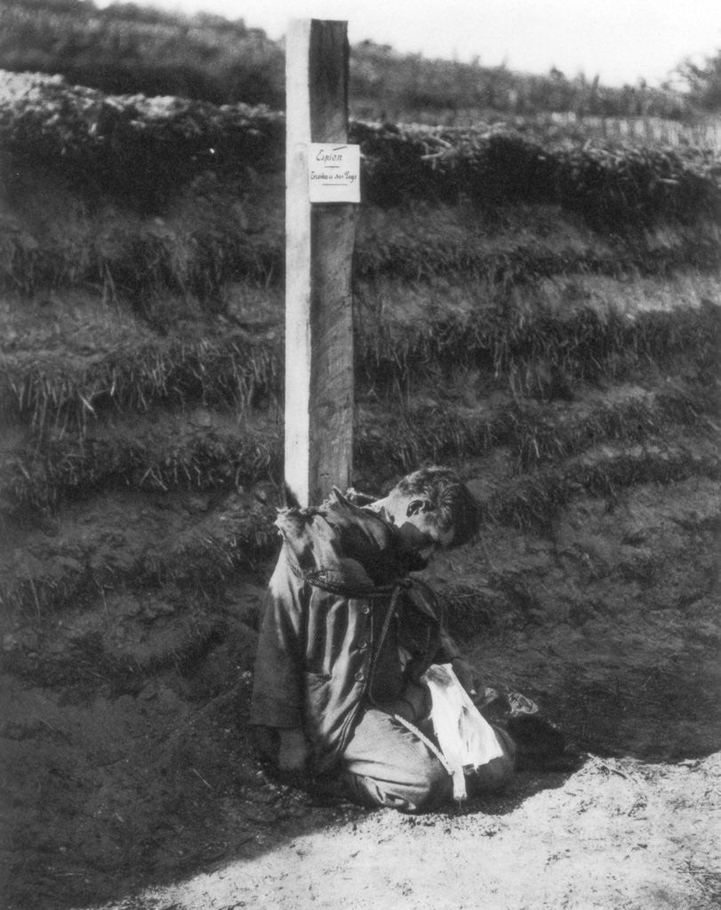 Detail of The execution of a spy by Anonymous