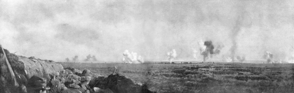 Detail of The front line around the Aisne, France, World War I by Anonymous