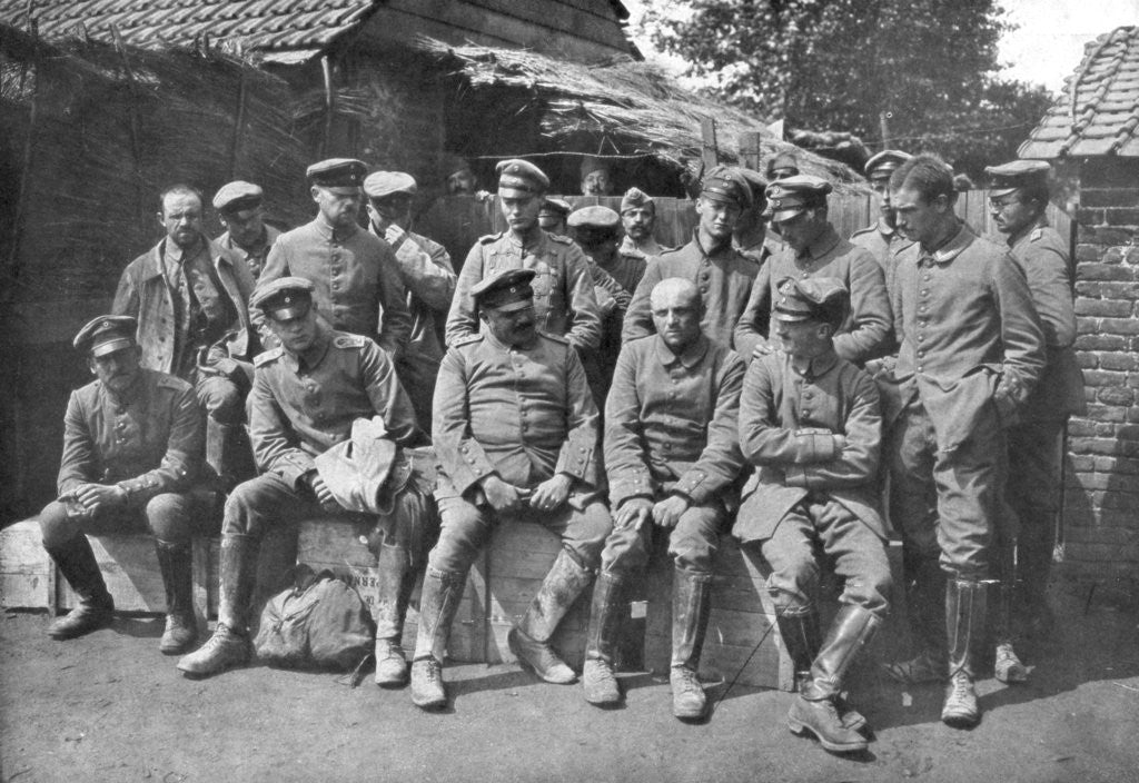 Detail of German prisoners of war, Ypres, Belgium by Anonymous