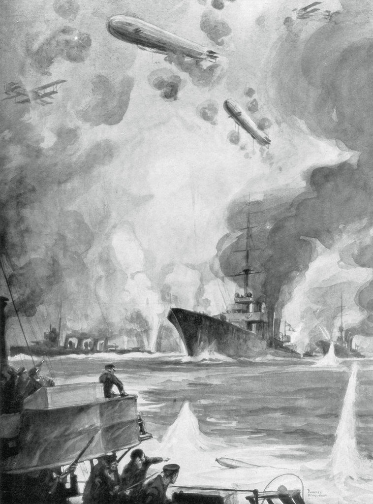 Detail of Cuxhaven Raid by Charles Fouqueray
