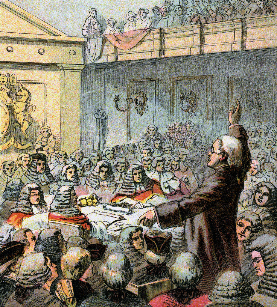 Detail of Burke, the Great Orator by Anonymous