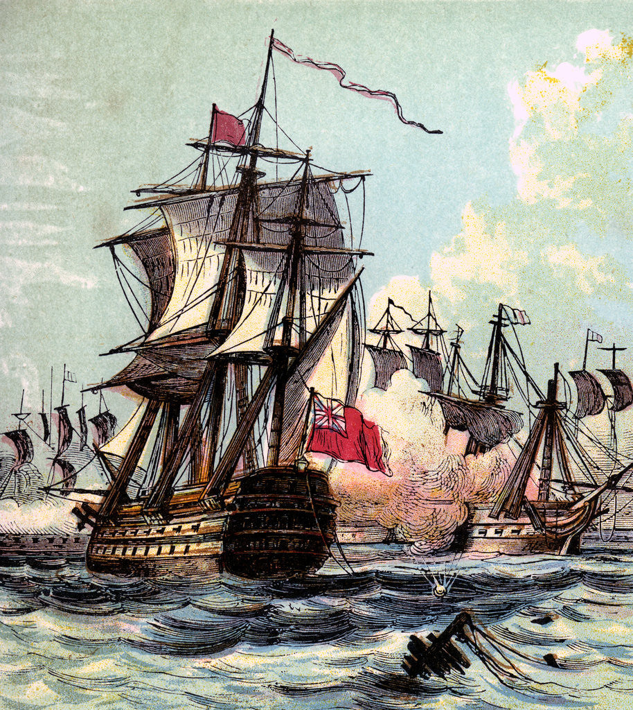 Detail of Lord Howe's Victory by Anonymous