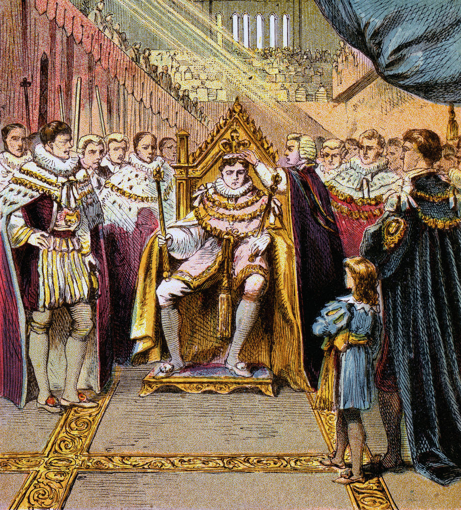 Detail of Coronation of George IV by Anonymous