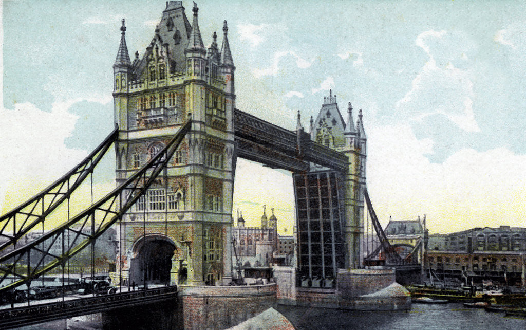 Detail of Tower Bridge, London by Anonymous