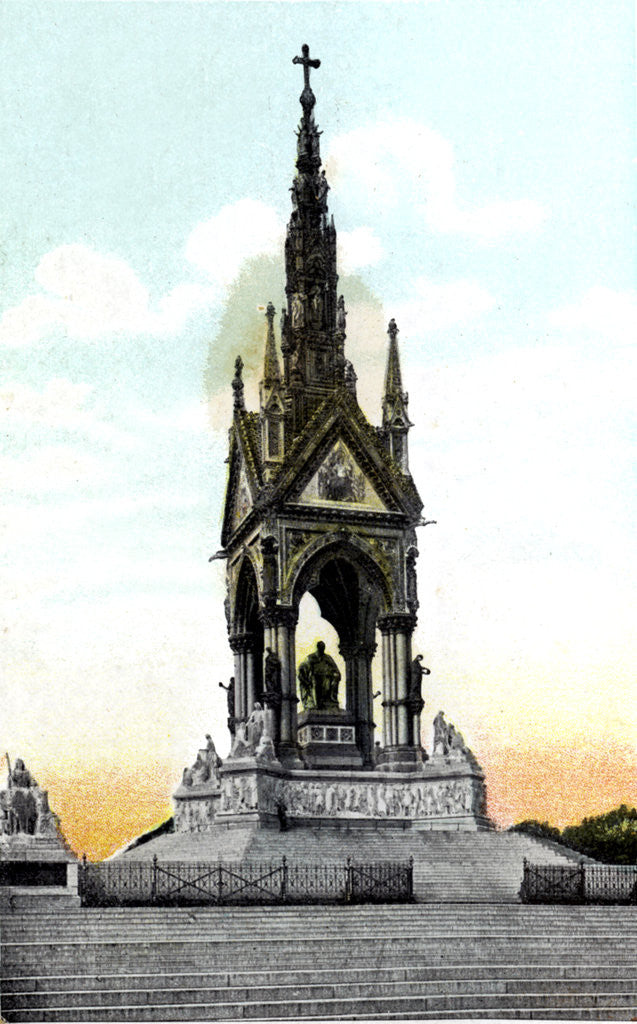 Detail of Albert Memorial, London by Anonymous