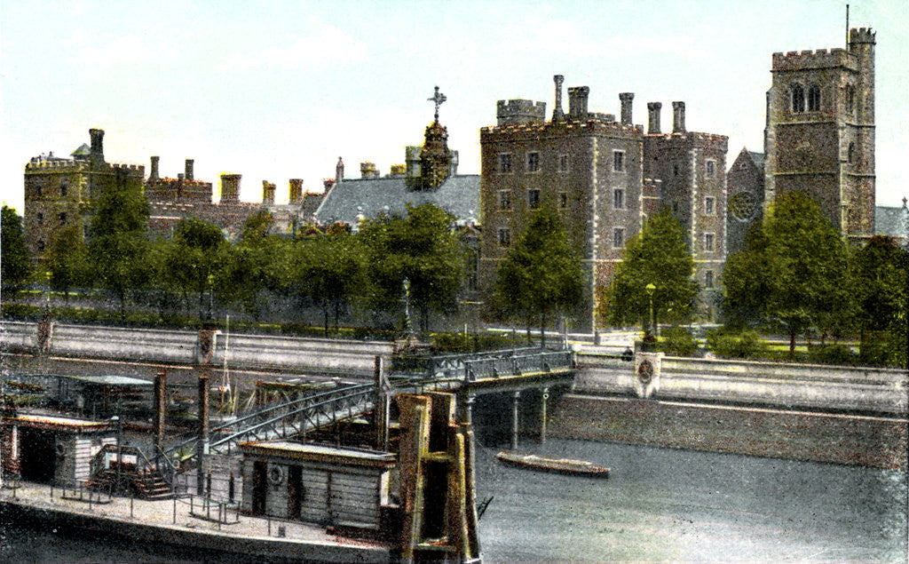 Detail of Lambeth Palace, London by Anonymous