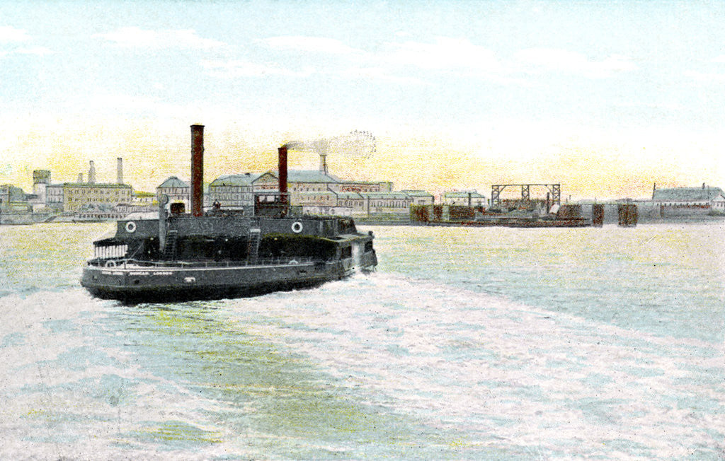 Detail of Woolwich Free Ferry, London by Anonymous