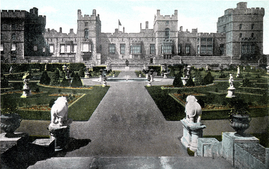 Detail of East Terrace, Windsor Castle, Berkshire by Anonymous