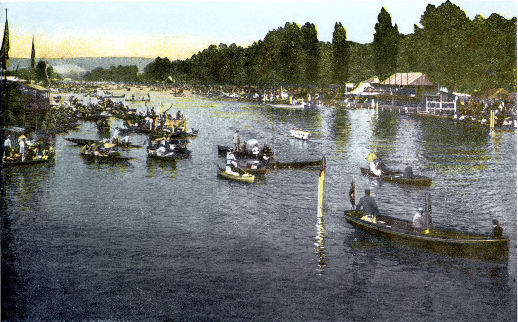 Detail of Henley Regatta, Oxfordshire by Anonymous