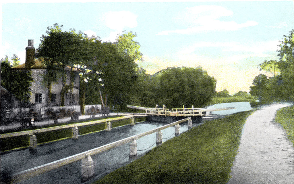 Detail of Sonning Lock by Anonymous