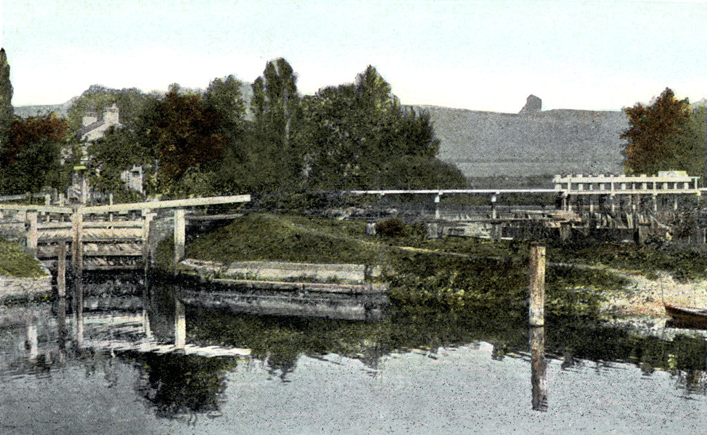 Detail of Mapledurham Lock, Oxfordshire by Anonymous