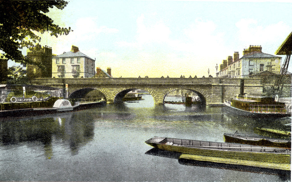 Detail of Folly Bridge, Oxford by Anonymous