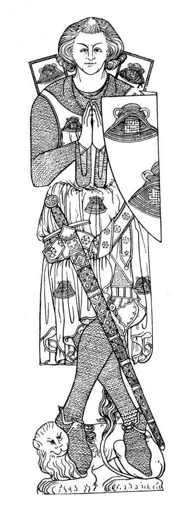 Detail of Sir Robert de Septvans by Anonymous