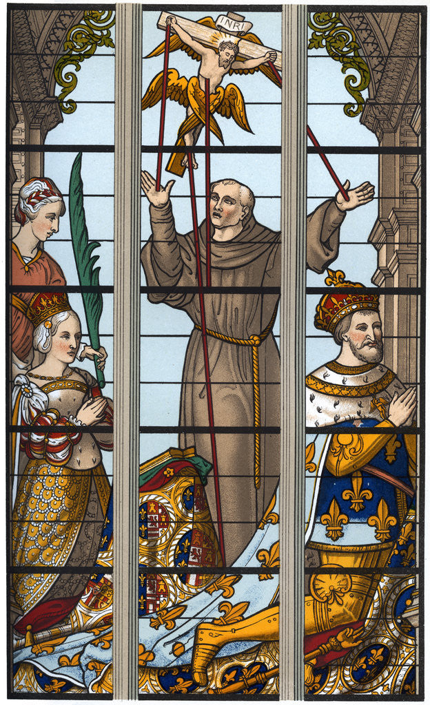 Detail of Francis I and Eleonore at their Devotions by Franz Kellerhoven