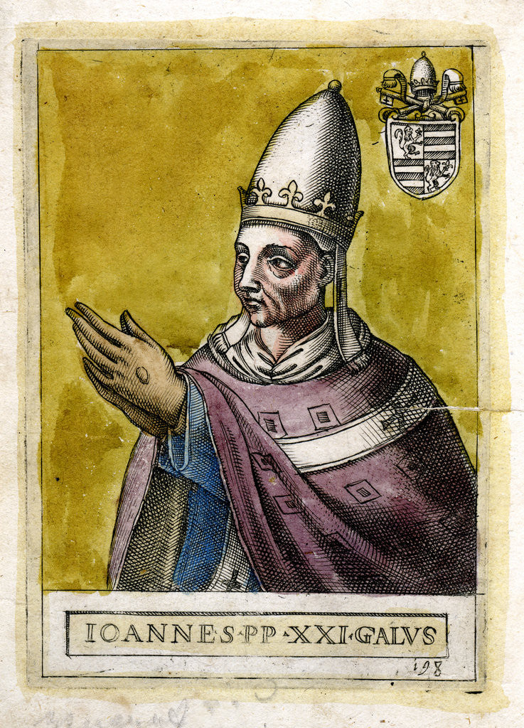 Detail of Pope John XXI by Anonymous