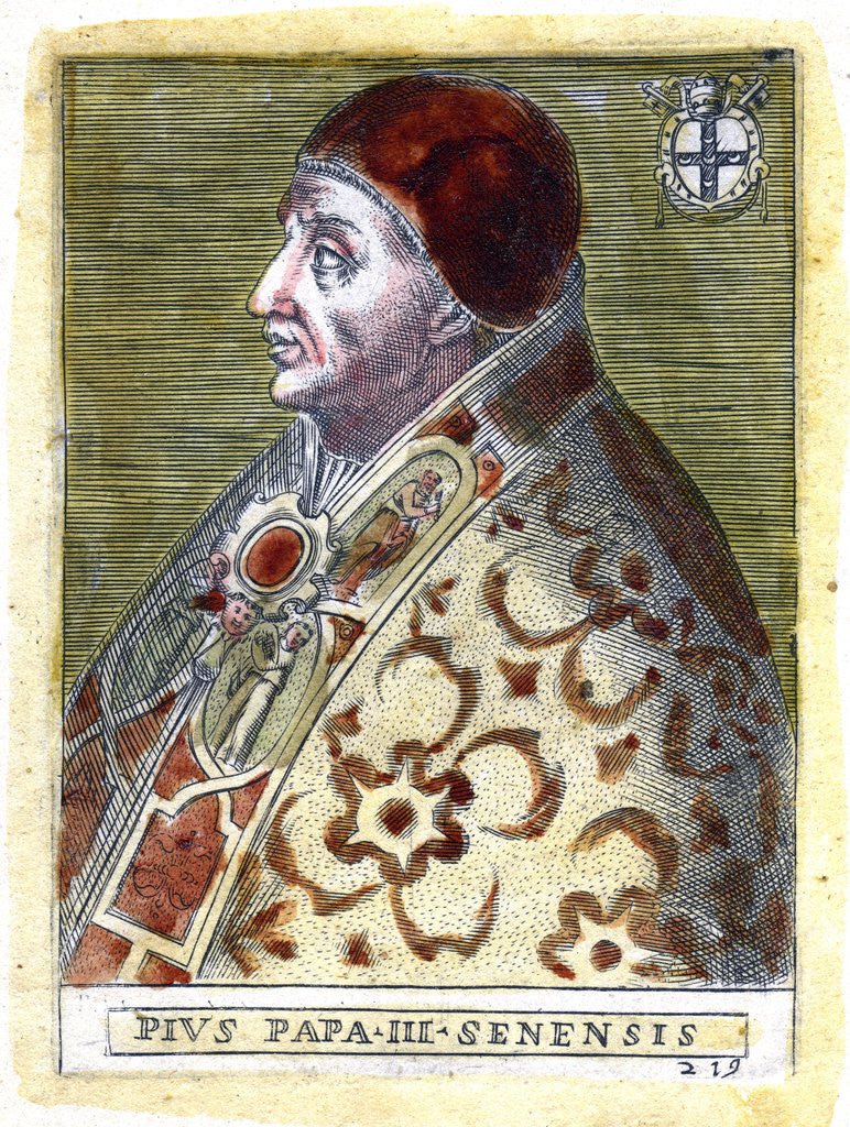 Detail of Pope Pius III by Anonymous