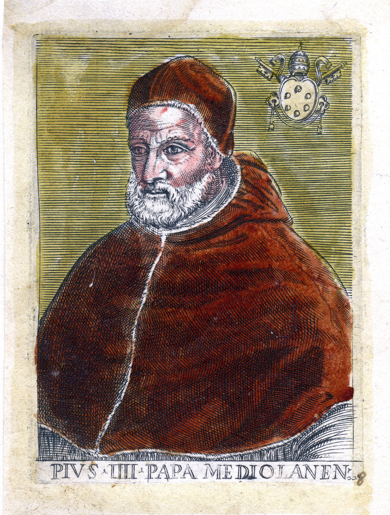 Detail of Pope Pius IV by Anonymous