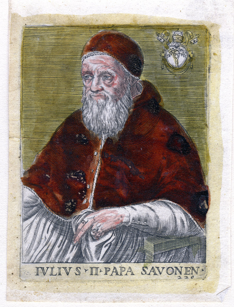 Detail of Pope Julius II by Anonymous