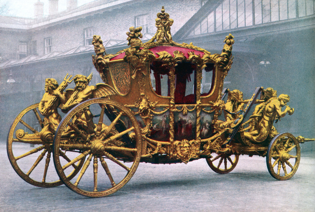 Detail of The Gold State Coach by Anonymous