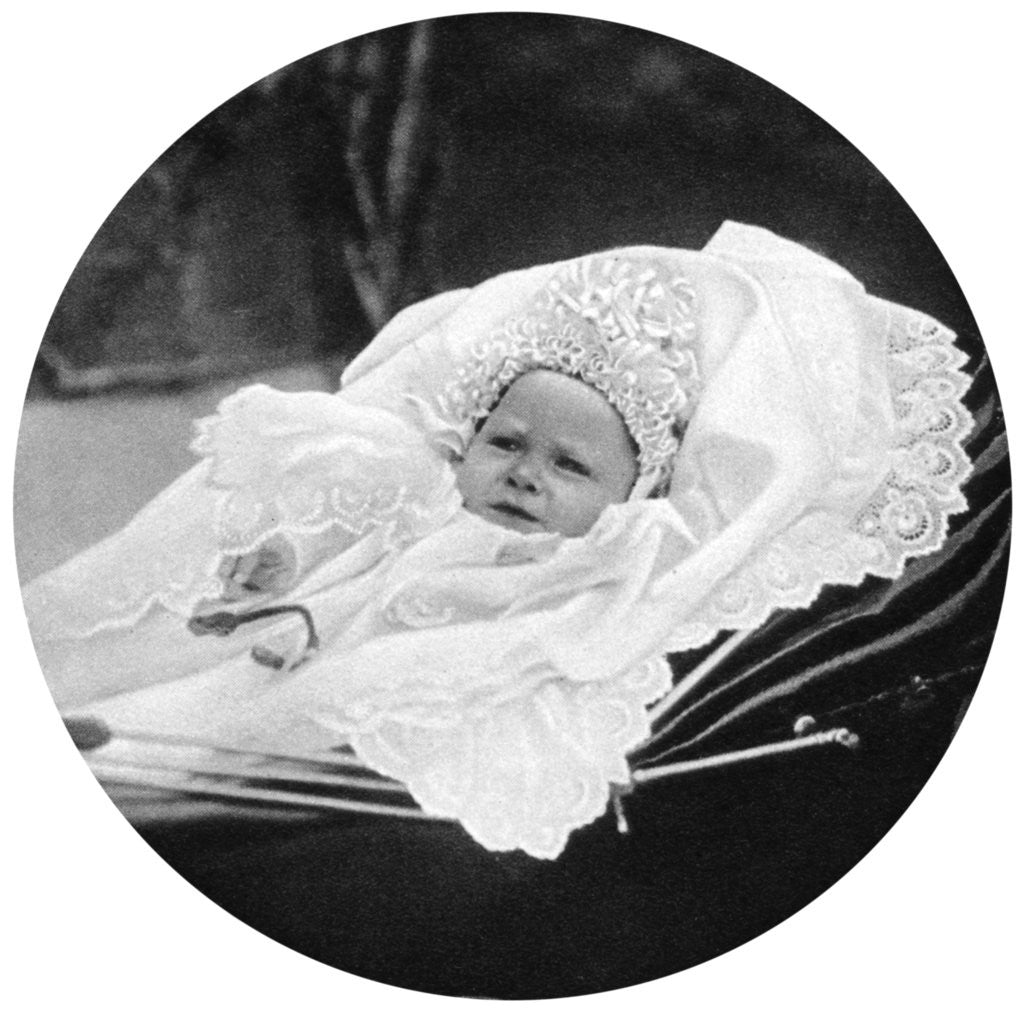 Detail of Prince Albert Windsor at age one by Anonymous