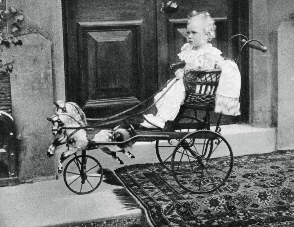 Detail of Prince Albert Windsor at age one by Anonymous