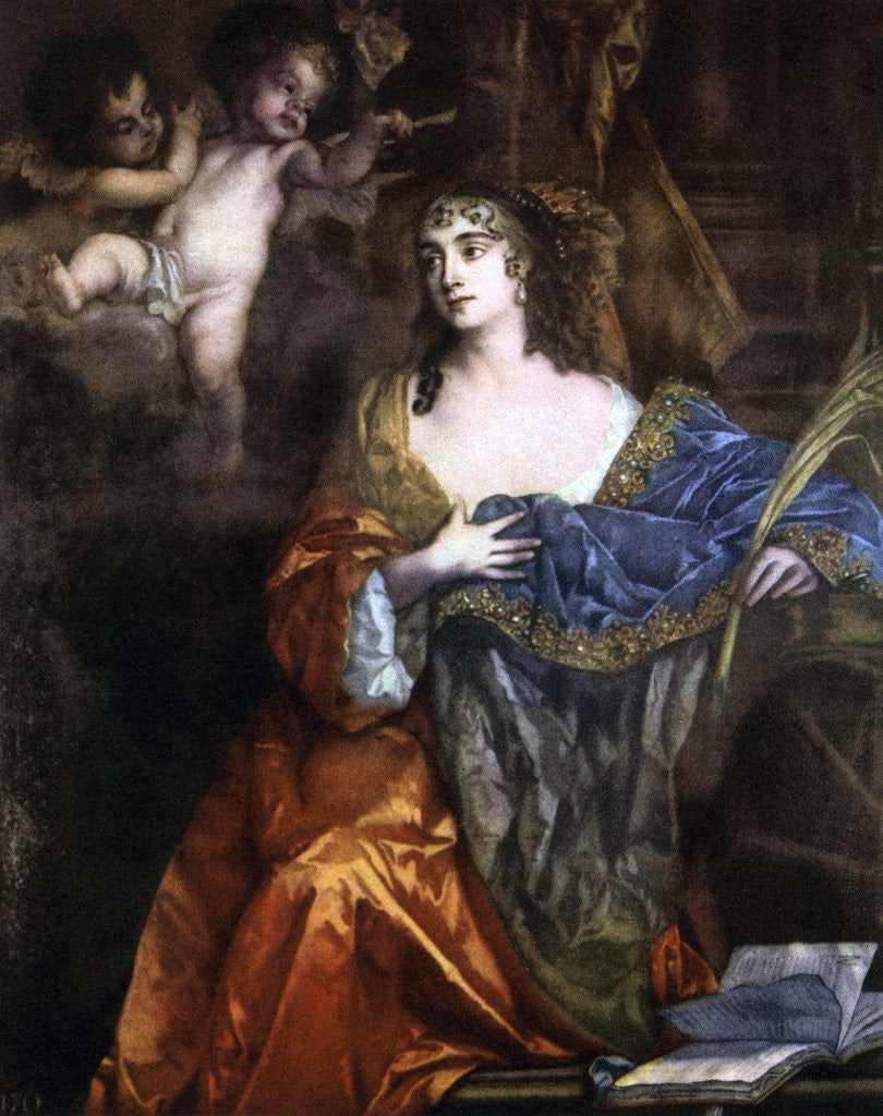 Detail of Susan, Lady Belasyse by Peter Lely