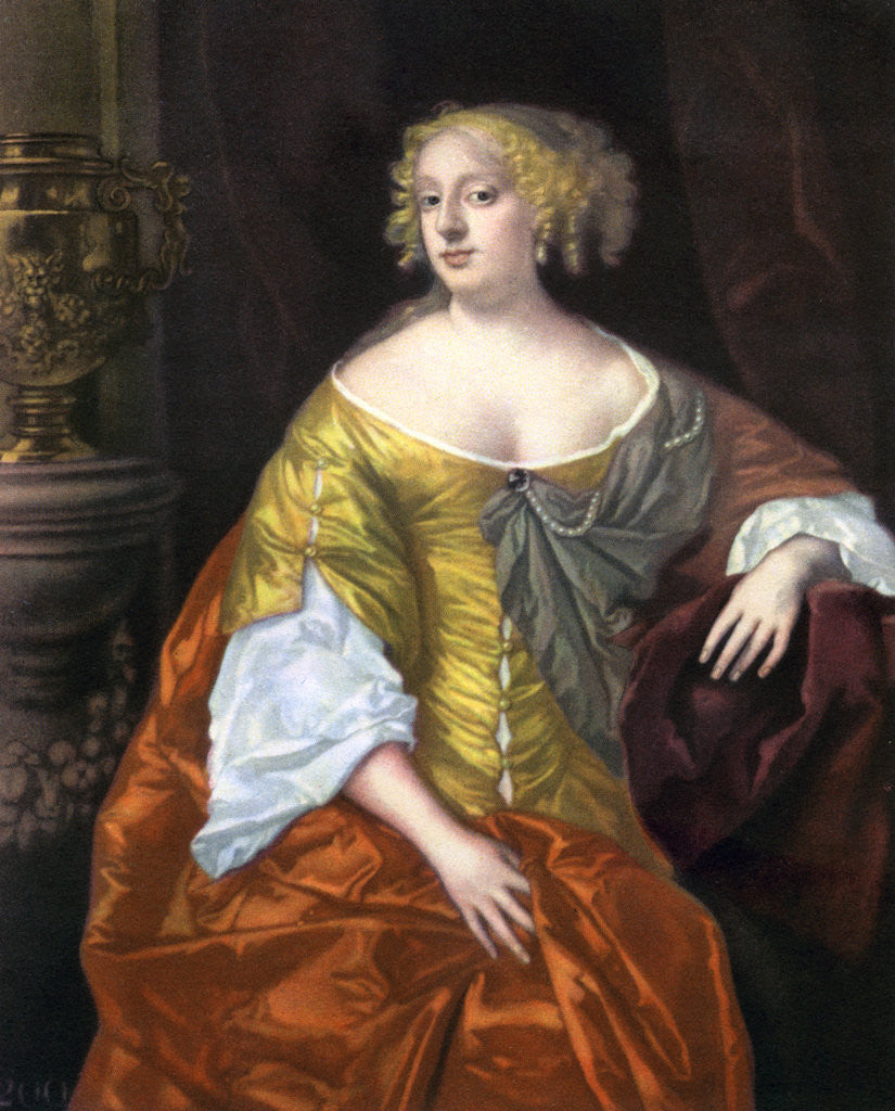 Detail of Anne Digby, Countess of Sutherland by Peter Lely