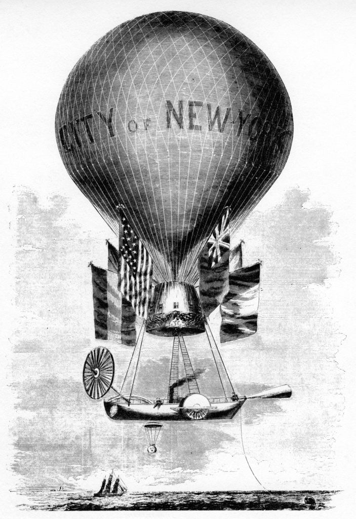 Detail of Professor Lowe's Balloon by Anonymous