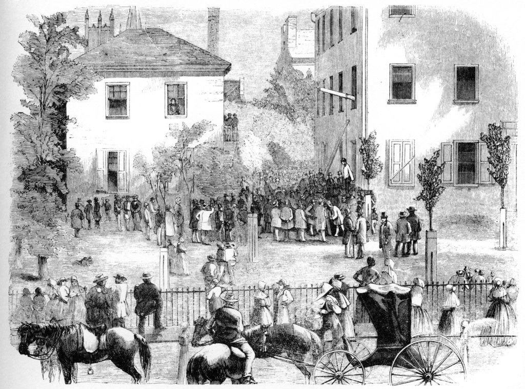 Detail of The Kentucky Lynching by Anonymous